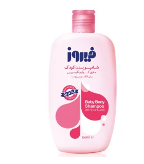 شامپو بدن حاوی عصاره گوار و گلیسیرین صورتی فیروز