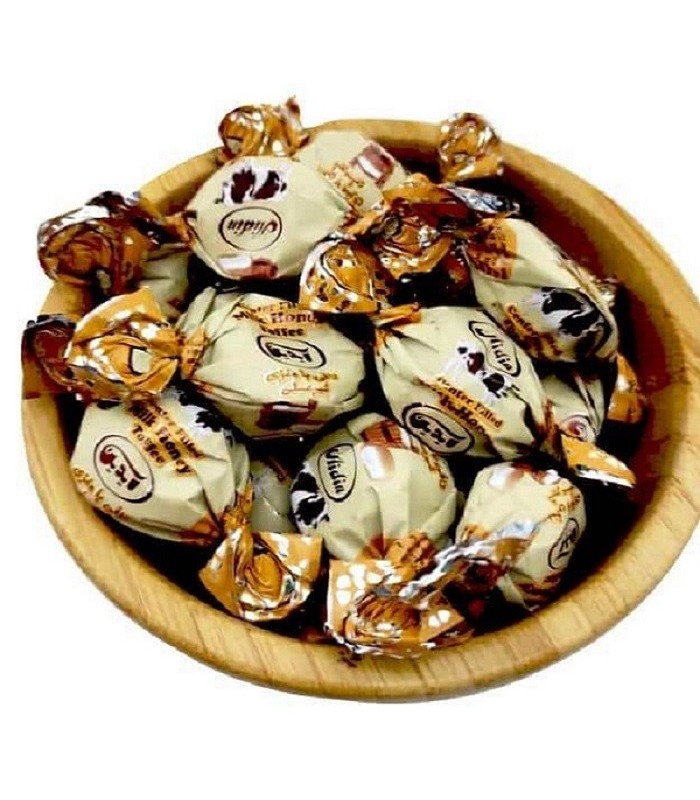 تافی کره ای با مغزی شیرعسل آیدین فله 1000 گرم