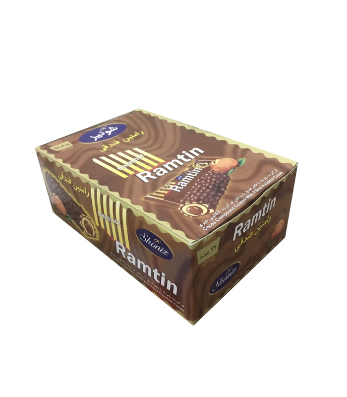شکلات فندوقی رامتین  شونیزبسته 24 عددی