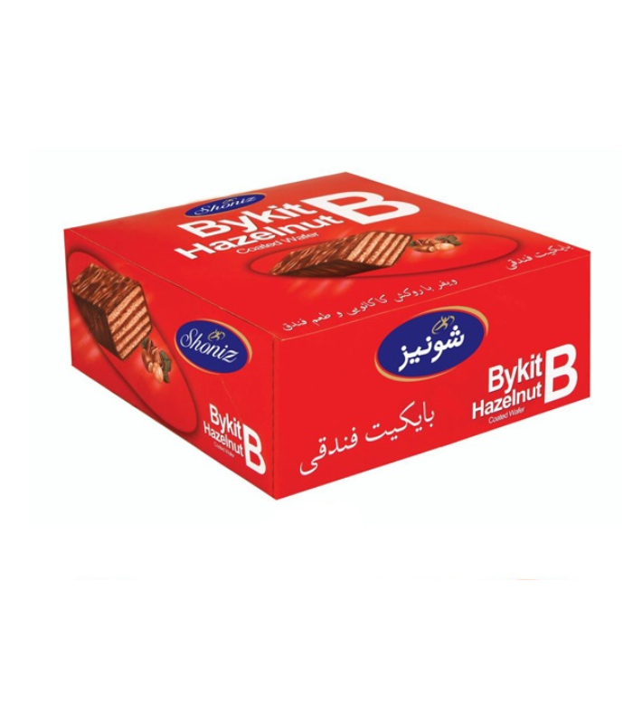 ویفر فندوقی بایکیت بسته 20 عددی