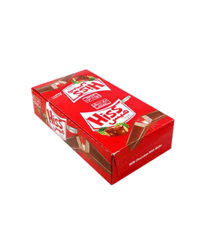 ویفر با روکش شکلات هیس 2 تایی بسته 24 عددی