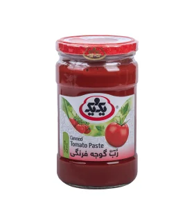 رب گوجه فرنگی شیشه ای یک و یک