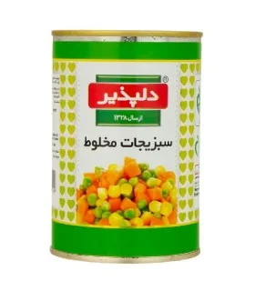 کنسرو سبزیجات مخلوط دلپذیر