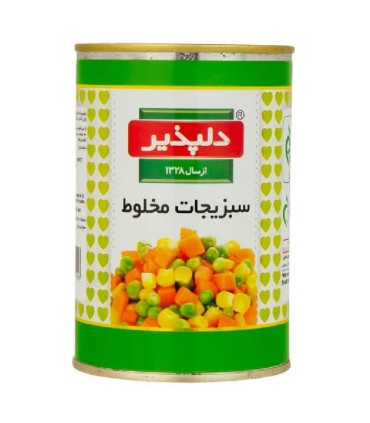 کنسرو سبزیجات مخلوط دلپذیر