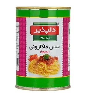 کنسرو سس ماکارونی با سویا دلپذیر 400 گرم