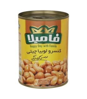 کنسرو لوبیا چیتی فامیلا