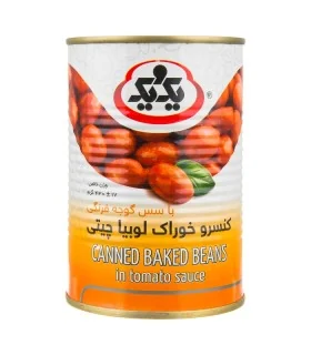 کنسرو لوبیا چیتی یک و یک