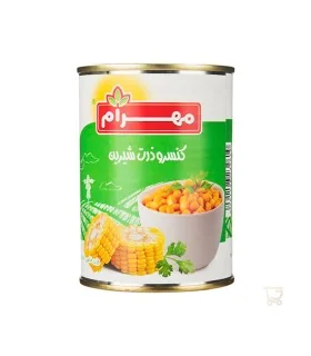 کنسرو ذرت شیرین مهرام