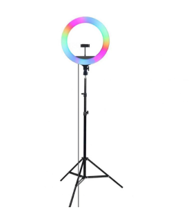 رینگ لایت مدل MJ26-RGB به همراه پایه