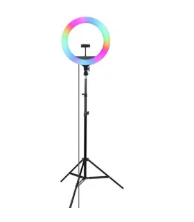 رینگ لایت مدل MJ26-RGB به همراه پایه