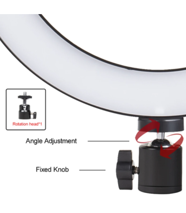 رینگ لایت مدل MJ26-RGB به همراه پایه