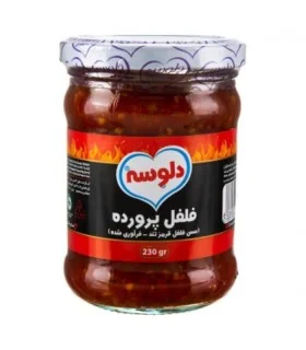 فلفل پرورده 230 گرمی دلوسه