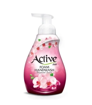 فوم دستشویی اکتیو سری دیاموند مدل Pink وزن 500 گرم