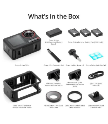 دوربین فیلم برداری ورزشی دی جی آی مدل Osmo Action 5 Pro Adventure Combo
