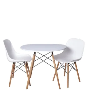 میز و صندلی ناهار خوری 2 نفره مدل مایا فایبر کد MF888