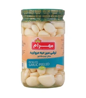 ترشی سیر مروارید مهرام 680 گرم