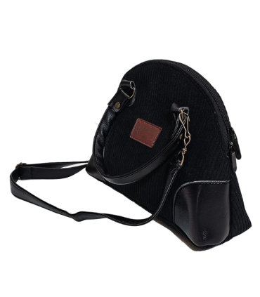 کیف رودوشی زنانه مدل مخمل کبریتی