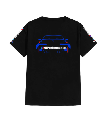 تیشرت آستین کوتاه مردانه طرح بی ام و ام ریسینگ