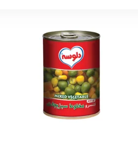 کنسرو مخلوط سبزیجات دلوسه 380 گرم