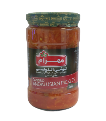ترشی اندولسی 650 گرم مهرام