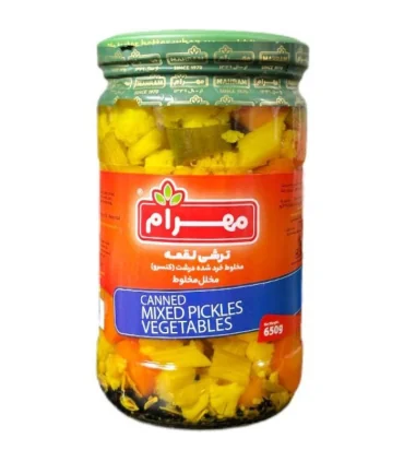 ترشی لقمه 650 گرم مهرام