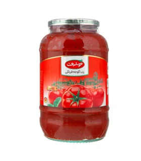 کنسرو رب گوجه فرنگی شیشه 1500 گرم خوشبخت