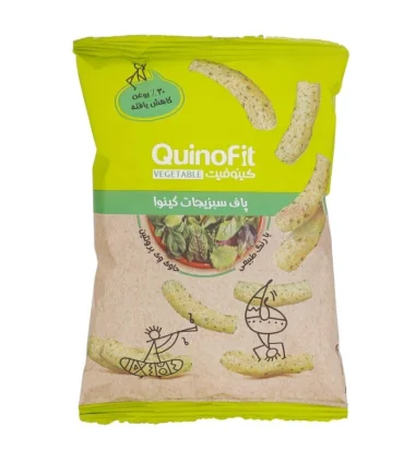 پاف سبزیجات کینوا 45 گرم کینوفیت
