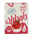 شیر توت فرنگی فرادما پاکتی دامداران 200 میلی لیتری