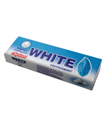 آدامس وایت بدون شکر با طعم نعناع تند 10 عدد 16 گرم مینو