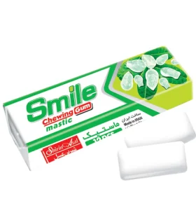 آدامس دراژه ماستیک 12 عددی اسمایل شیرین عسل