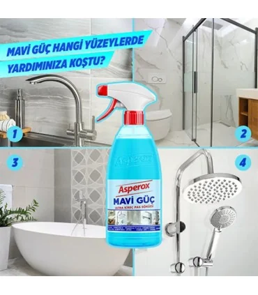 اسپری پاک کننده و براق کننده شیرالات1 لیتر اسپیروکس