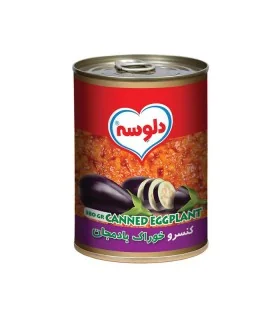 کنسرو خوراک بادمجان دلوسه 380 گرم