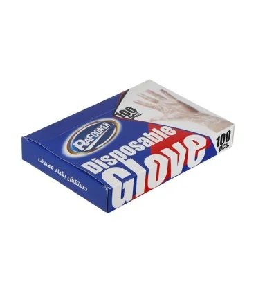 دستکش یکبار مصرف 100 عددی رافونه