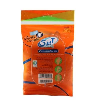 دستکش یکبار مصرف 100 عددی آیری