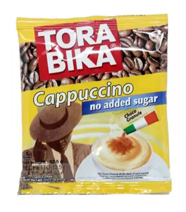 کاپوچینو بدون قند ساشه زرد تورابیکا