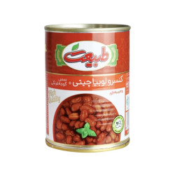 کنسرو لوبیا چیتی به همراه سس گوجه فرنگی طبیعت - 380 گرم