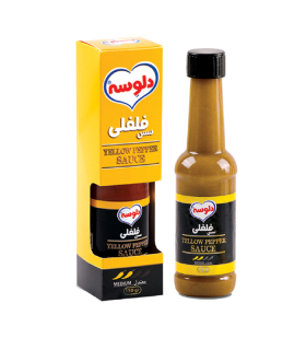 سس  فلفل زرد160 گرم دلوسه