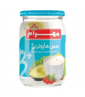 سس مایونز بدون تخم مرغ 255 گرم مهرام