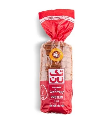نان تست پروتئین 450 گرمی تک نان جنوب