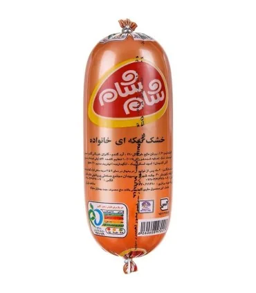 کالباس خشک تیکه ای خانواده شام شام 500 گرم