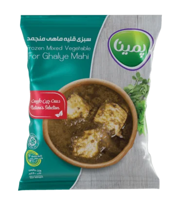 سبزی قلیه ماهی پمینا