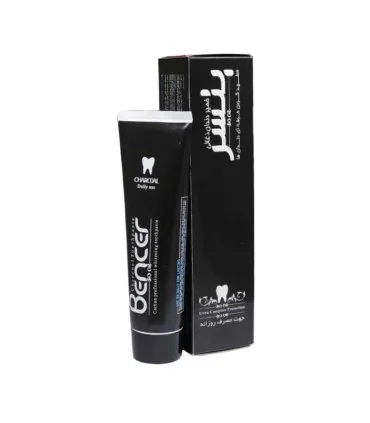 خمیر دندان سفید کننده زغالی بنسر