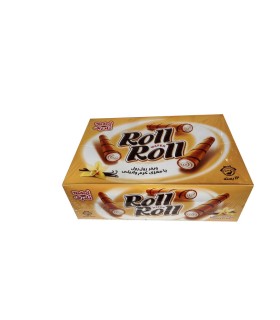 رول رول وانیلی نادری 40 گرم بسته 12 عددی