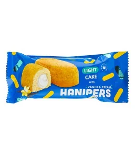 کیک وانیلی هانیپرز با مغز کرم وانیل وزن 36 گرم