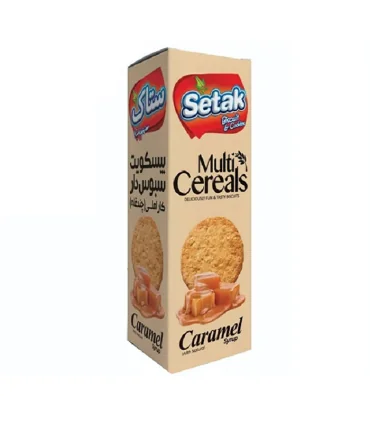 بیسکویت چند غله کاراملی ستاک 300 گرم