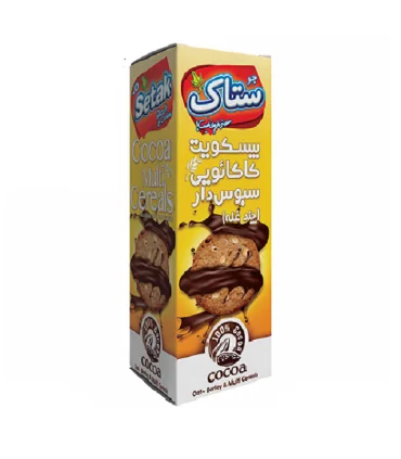 بیسکویت کاکائویی چند غله ستاک 370 گرم