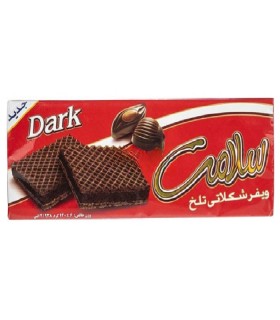 ویفر شکلات تلخ سلامت وزن 140 گرمی