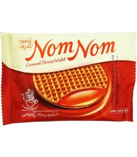 وافل کاراملی نوم نوم نادری 35 گرم
