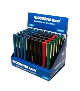 روان نویس 0/5mm کرونا رنگ آبی