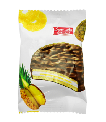 بیسکویت با مغزی آناناس شیرین عسل 30 گرم